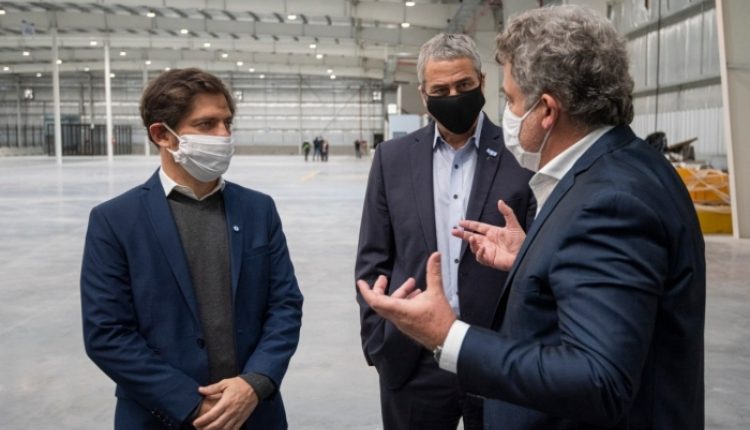 depósito fiscal el gobernador de la Provincia Axel Kicillof junto a Ferraresi