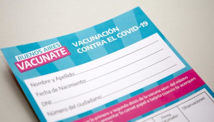carnet de vacunación