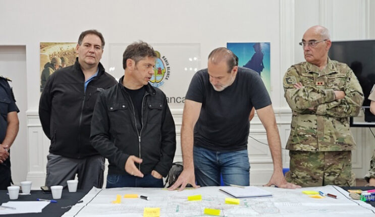 kicillof Bahía Blanca